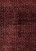 Abstract Red Modern Area Rugs