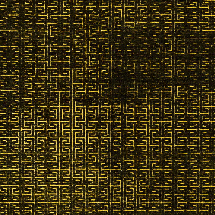 Abstract Yellow Modern Rug, abs4802yw