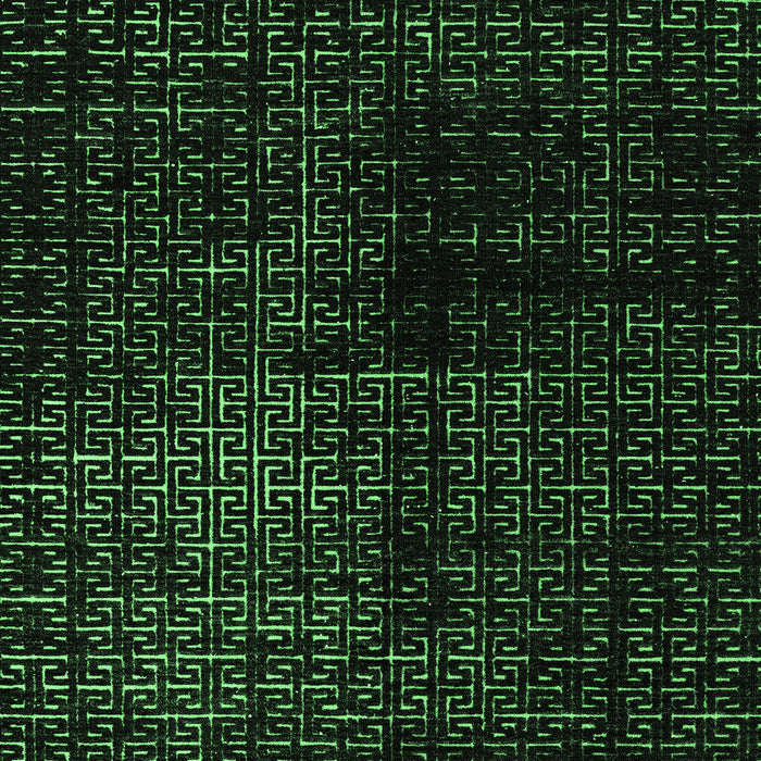 Abstract Emerald Green Modern Rug, abs4802emgrn