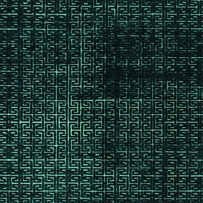 Abstract Turquoise Modern Rug, abs4802turq