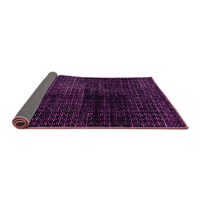 Sideview of Abstract Pink Modern Rug, abs4802pnk