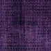 Square Abstract Purple Modern Rug, abs4802pur