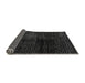 Sideview of Abstract Gray Modern Rug, abs4802gry