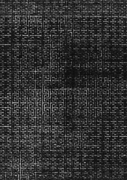 Abstract Gray Modern Rug, abs4802gry