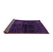 Sideview of Abstract Purple Modern Rug, abs4802pur