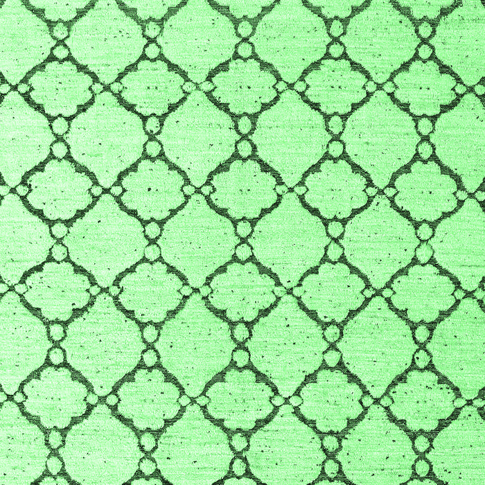 Machine Washable Terrilis Emerald Green Contemporary Area Rugs, wshabs4803emgrn