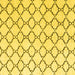 Square Terrilis Yellow Contemporary Rug, abs4803yw