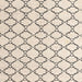 Square Abstract Camel Brown Trellis Rug, abs4803