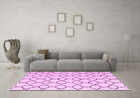 Machine Washable Terrilis Pink Contemporary Rug, wshabs4803pnk