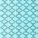 Square Machine Washable Terrilis Light Blue Contemporary Rug, wshabs4803lblu