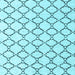 Square Terrilis Light Blue Contemporary Rug, abs4803lblu