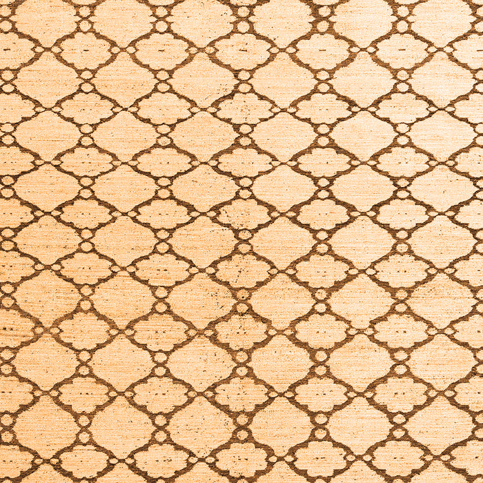 Square Machine Washable Terrilis Orange Contemporary Area Rugs, wshabs4804org