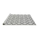 Sideview of Machine Washable Terrilis Gray Contemporary Rug, wshabs4804gry