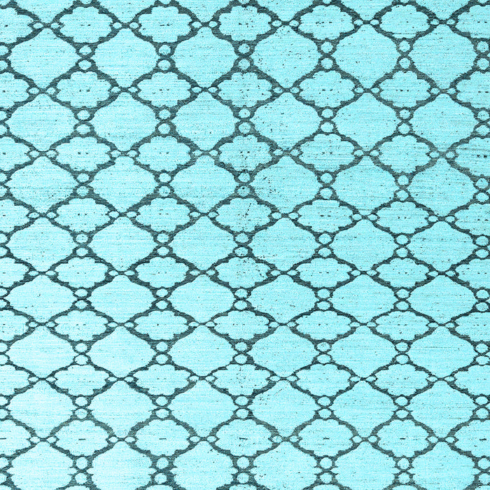 Square Terrilis Light Blue Contemporary Rug, abs4804lblu