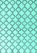 Machine Washable Terrilis Turquoise Contemporary Area Rugs, wshabs4804turq