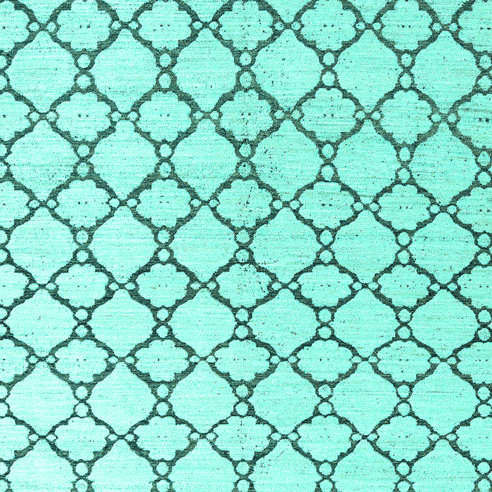 Machine Washable Terrilis Turquoise Contemporary Area Rugs, wshabs4804turq