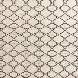 Square Abstract Gold Trellis Rug, abs4804