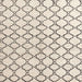 Square Abstract Gold Trellis Rug, abs4804