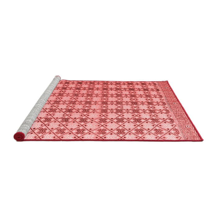 Modern Red Washable Rugs