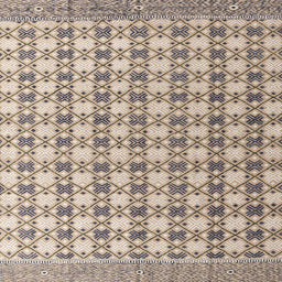 Square Machine Washable Abstract Army Brown Rug, wshabs4805
