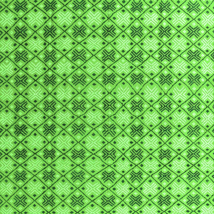 Machine Washable Abstract Green Modern Area Rugs, wshabs4805grn