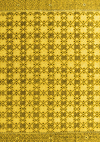 Abstract Yellow Modern Rug, abs4805yw