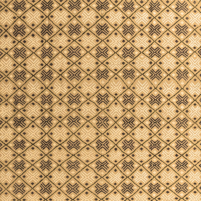 Machine Washable Abstract Brown Modern Rug, wshabs4805brn