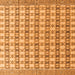 Square Abstract Orange Modern Rug, abs4805org