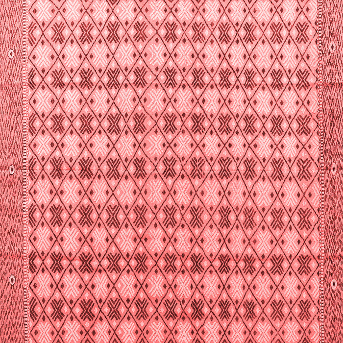 Machine Washable Abstract Red Modern Rug, wshabs4805red