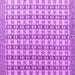 Square Machine Washable Abstract Purple Modern Area Rugs, wshabs4805pur