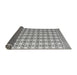 Sideview of Abstract Gray Modern Rug, abs4805gry