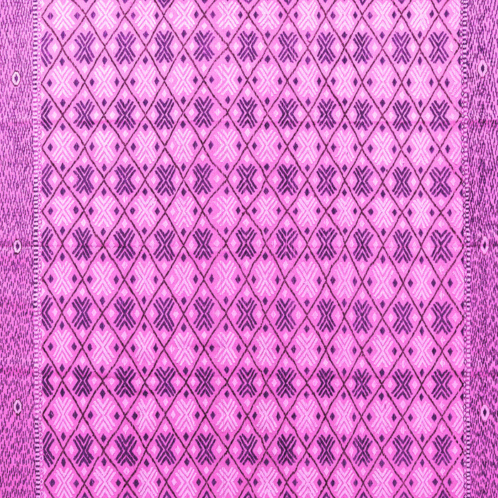 Square Abstract Pink Modern Rug, abs4805pnk
