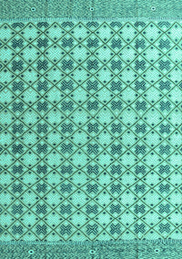 Abstract Turquoise Modern Rug, abs4805turq