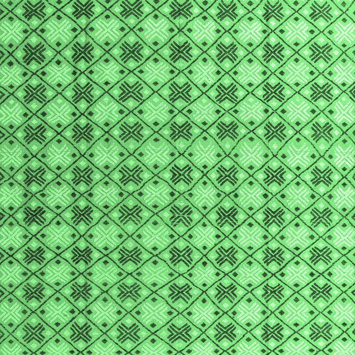 Abstract Emerald Green Modern Rug, abs4805emgrn