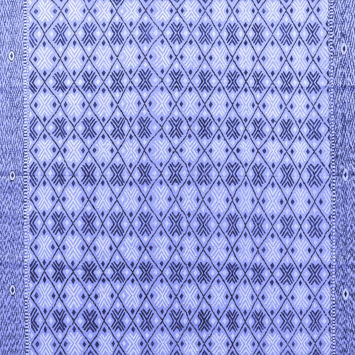Square Machine Washable Abstract Blue Modern Rug, wshabs4805blu