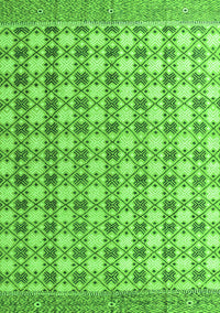 Abstract Green Modern Rug, abs4805grn