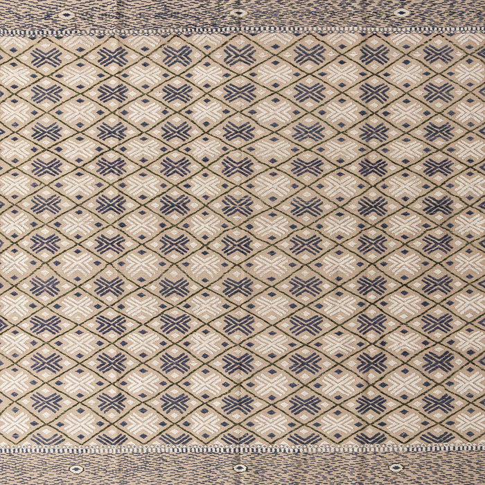 Square Abstract Army Brown Modern Rug, abs4805