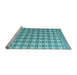 Sideview of Machine Washable Abstract Light Blue Modern Rug, wshabs4805lblu