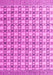 Machine Washable Abstract Pink Modern Rug, wshabs4805pnk