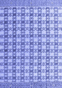 Abstract Blue Modern Rug, abs4805blu