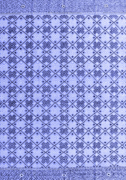 Abstract Blue Modern Rug, abs4805blu