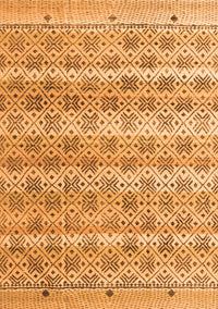 Abstract Orange Modern Rug, abs4806org