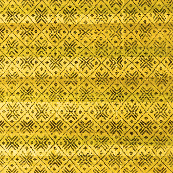 Machine Washable Abstract Yellow Modern Rug, wshabs4806yw