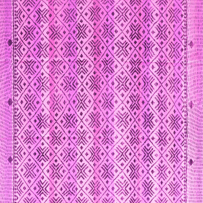 Square Machine Washable Abstract Pink Modern Rug, wshabs4806pnk