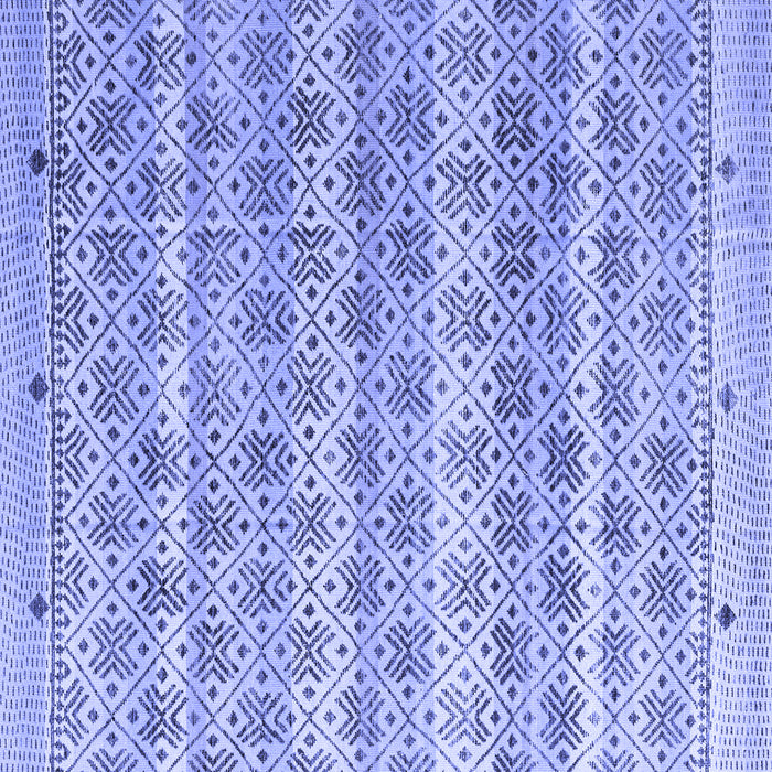 Square Machine Washable Abstract Blue Modern Rug, wshabs4806blu