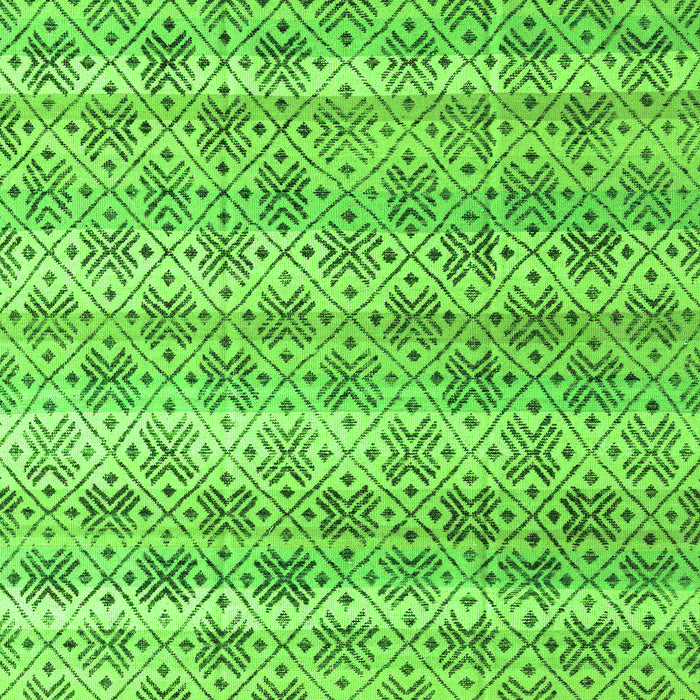 Machine Washable Abstract Green Modern Area Rugs, wshabs4806grn