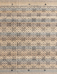 Machine Washable Abstract Army Brown Rug, wshabs4806