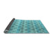 Sideview of Abstract Light Blue Modern Rug, abs4806lblu