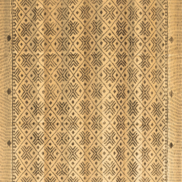 Square Machine Washable Abstract Brown Modern Rug, wshabs4806brn
