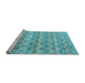 Sideview of Machine Washable Abstract Light Blue Modern Rug, wshabs4806lblu